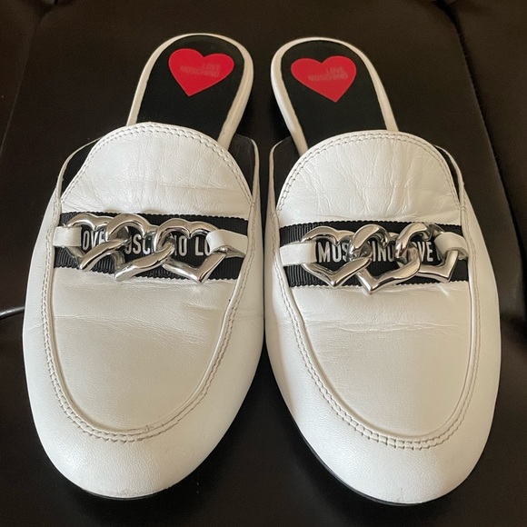 Love Moschino leather mules, US size 8, EU size 40 - Picture 4 of 11